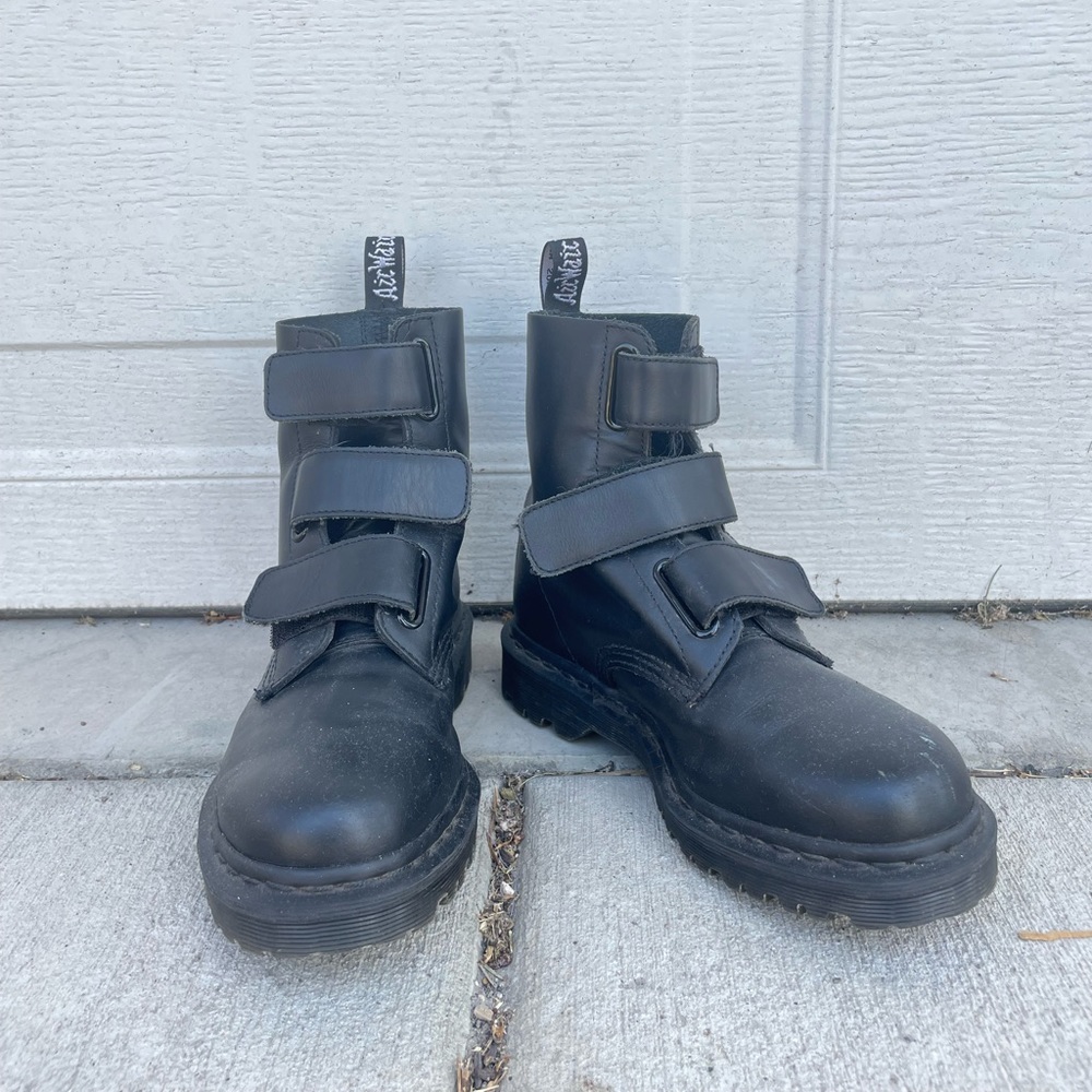Dr. Martens Velcro Boots (rare make)